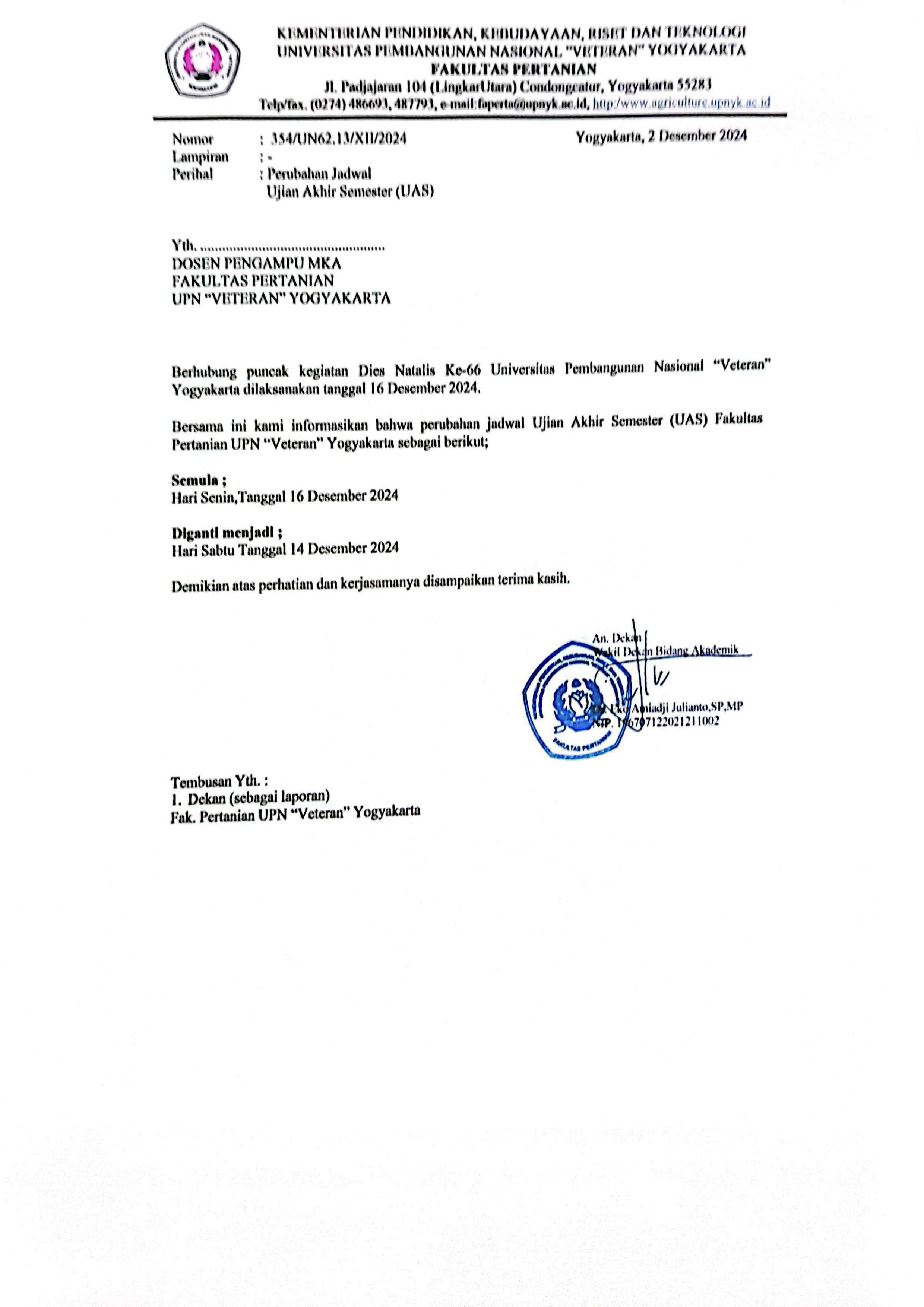 Program Studi Ilmu Tanah